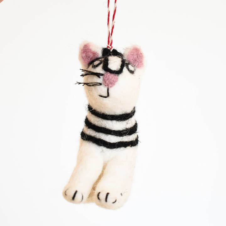 Pablo Picatso Art Cat Felt Decoration