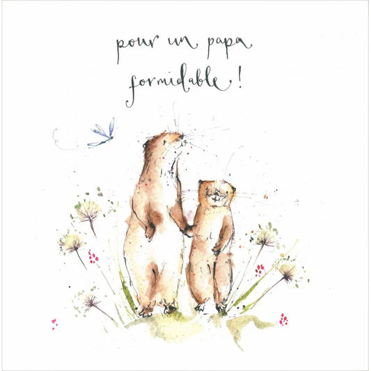Otterly Papa Formidable Card
