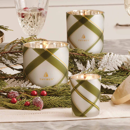 Frasier Fir Plaid Medium Poured Candle