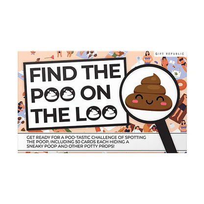 Find The Poo On The Loo Card Game