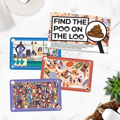 Find The Poo On The Loo Card Game
