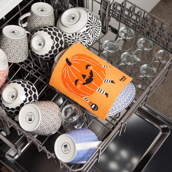 Swedish Dishcloth Boo Crew Pumpkin