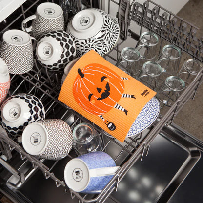 Swedish Dishcloth Boo Crew Pumpkin