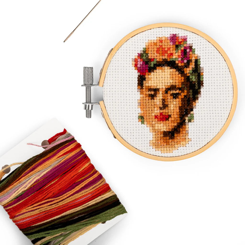 Frida Mini Cross Stitch