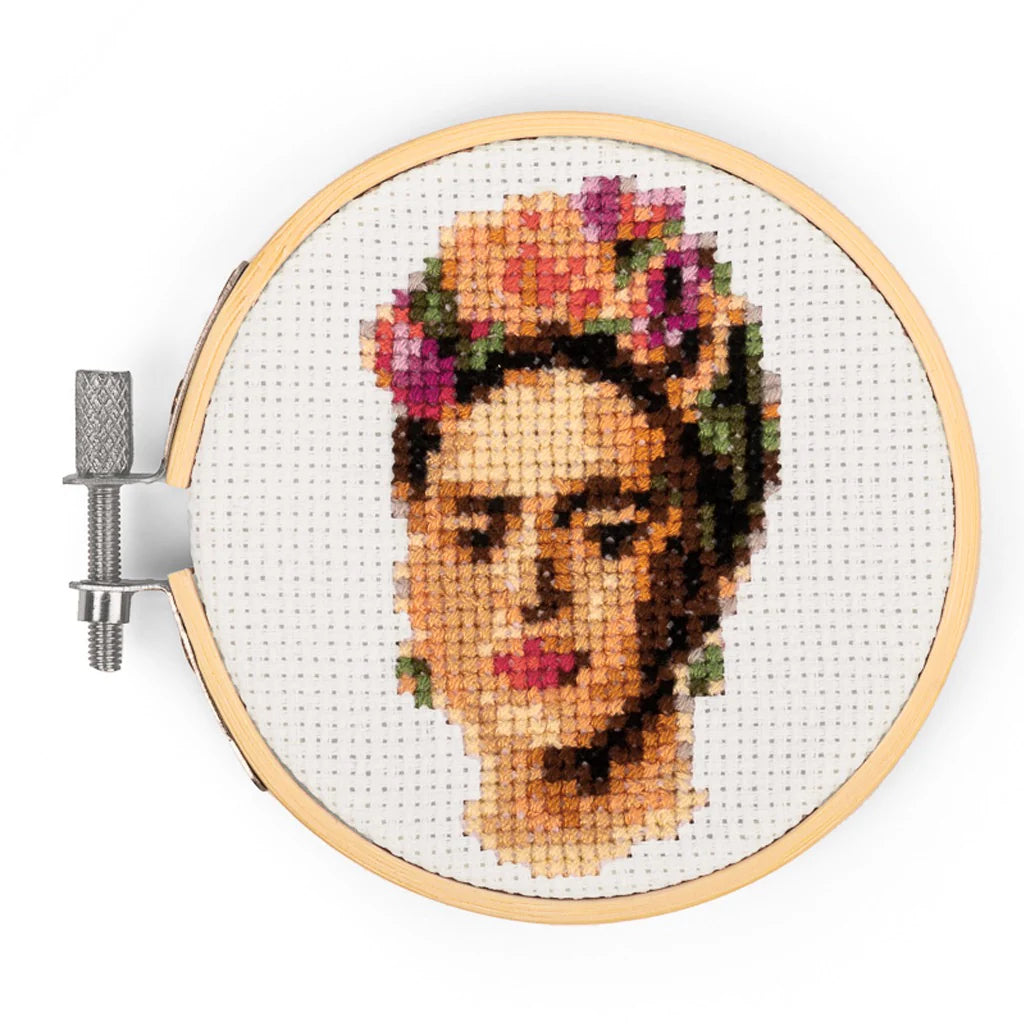 Frida Mini Cross Stitch