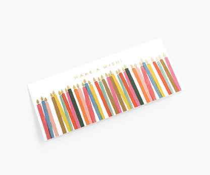 Make A Wish Candle No. 10 Card