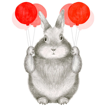 Bunny Balloons Card