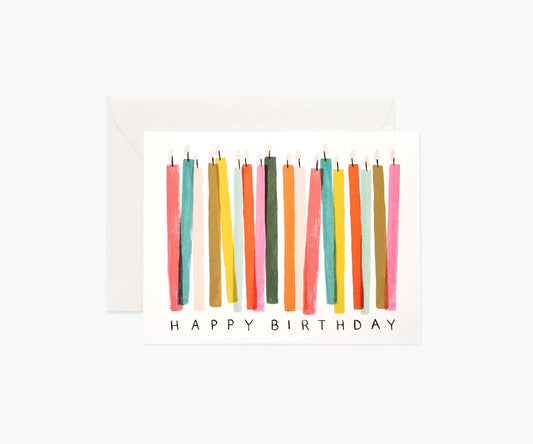 Birthday Candles Boxed Cards