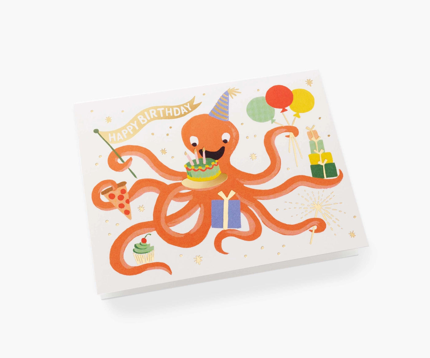 Octopus Birthday Card