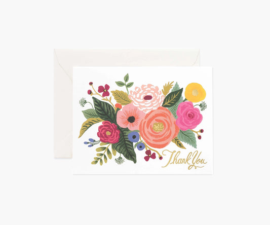 Juliet Rose Thank You Boxed Cards