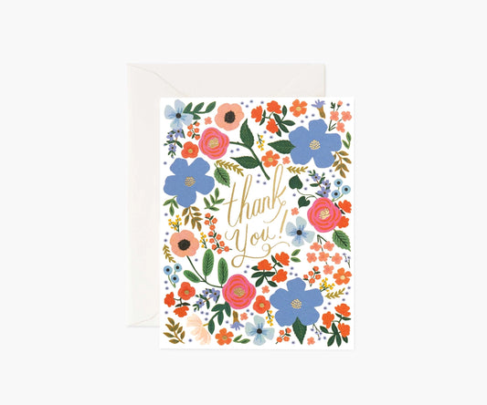 Wild Rose Thank You Boxed Cards