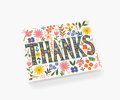 Floral Thanks Boxed Cards