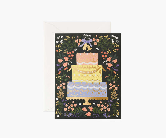 Woodland Wedding Cake Card