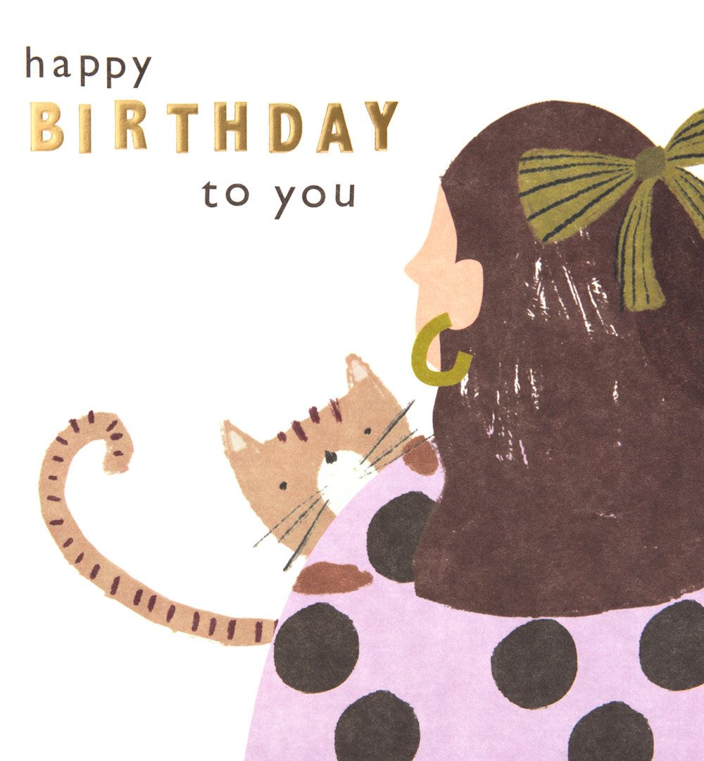 Happy Birthday To You Cat Card
