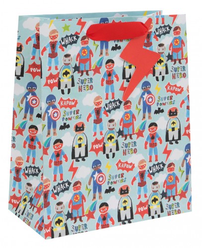 Super Hero Large Gift Bag