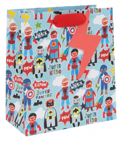 Super Hero Medium Gift Bag