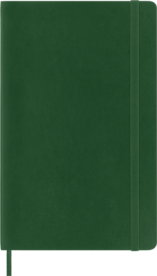 Classic Large Myrtle Green Soft Cover Dot Notebook