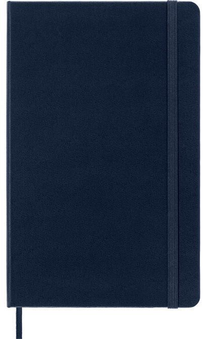 Classic Large Blue Hard Cover Dot Notebook