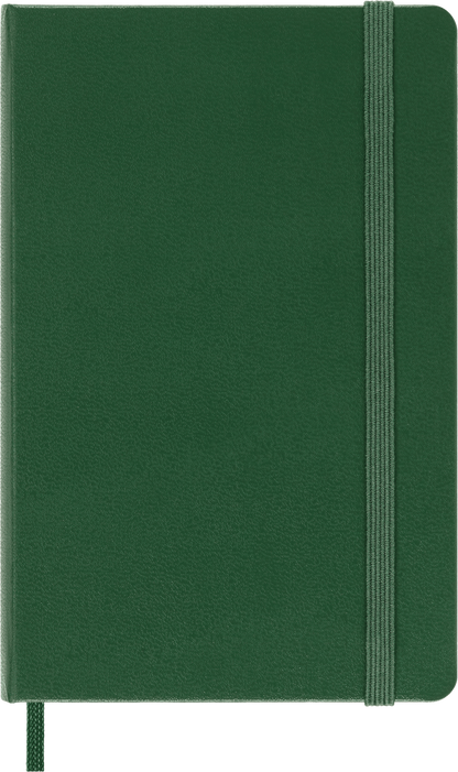 Classic Pocket Myrtle Green Hard Cover Ruled Notebook