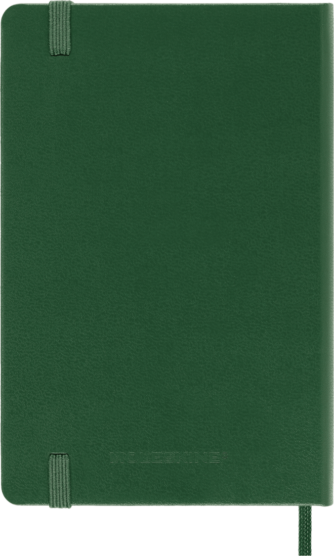 Classic Pocket Myrtle Green Hard Cover Ruled Notebook