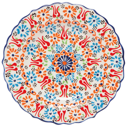 Multi White Small Evani Plate 7.5 Inch