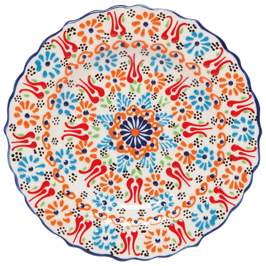 Multi White Small Evani Plate 7.5 Inch