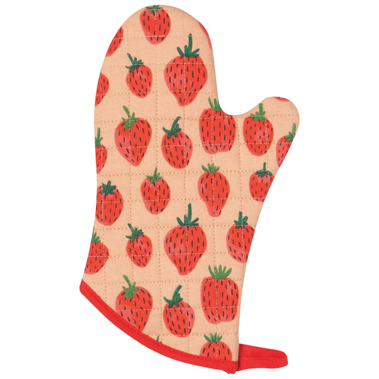 Berry Sweet Quilted Oven Mitt Set of 2
