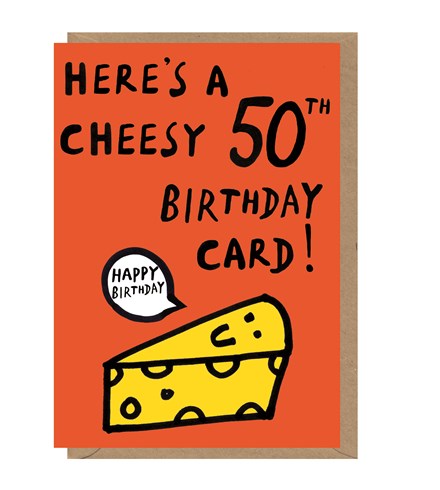 50th Cheesy Card
