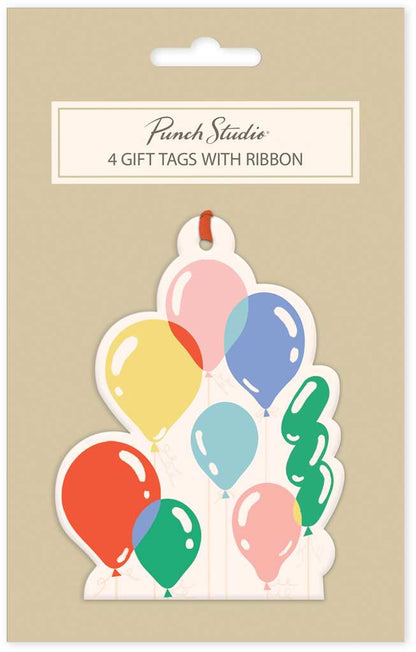 Birthday Balloons Gift Tag