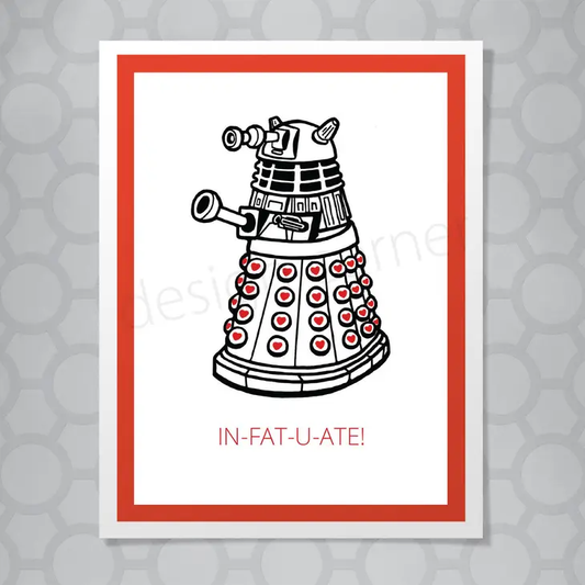Doctor Who Dalek Love Card
