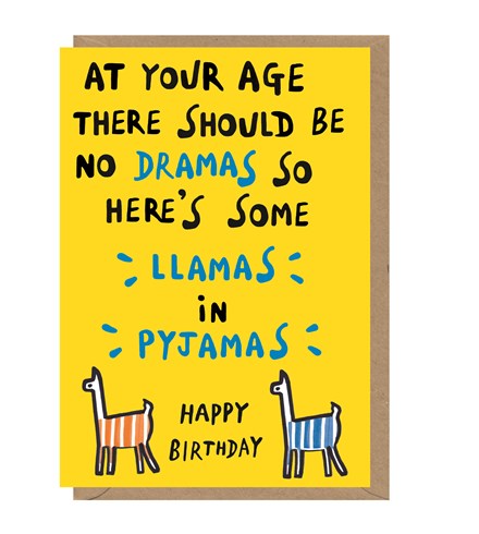 Llamas Card