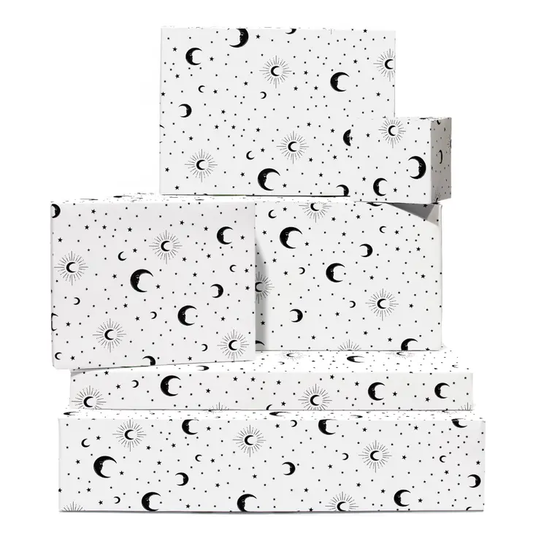 Moon And Stars Flat Sheet Wrap