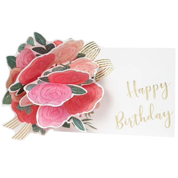 Pop-up Mini Card Rose