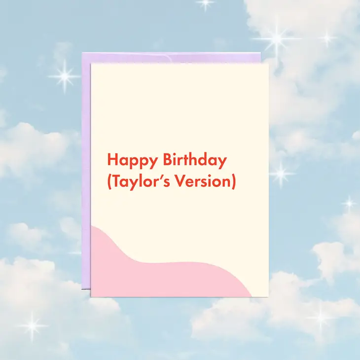 Birthday (Taylor's Version) Card