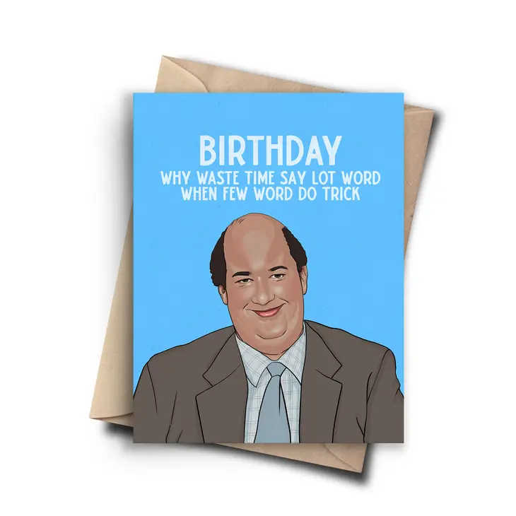 The Office Pop Culture Birthday Card