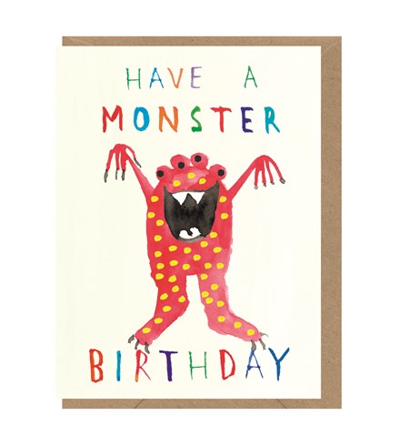 Monster Bday Card