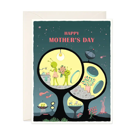 Mother's Day Aliens Card