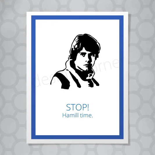 Star Wars Luke Skywalker Hamill Time Card