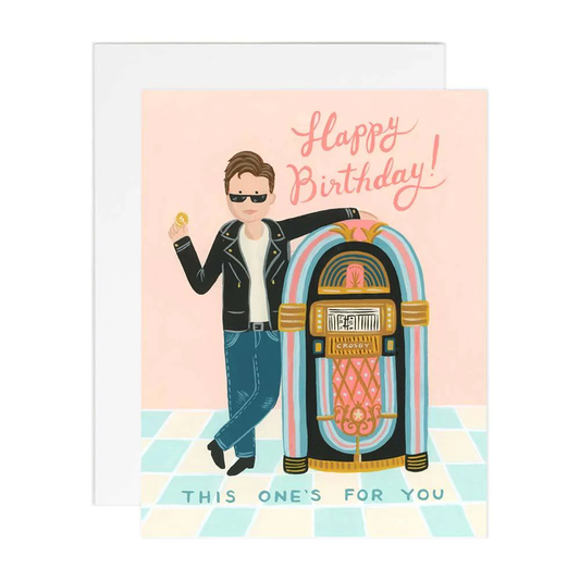 Jukebox Birthday Card