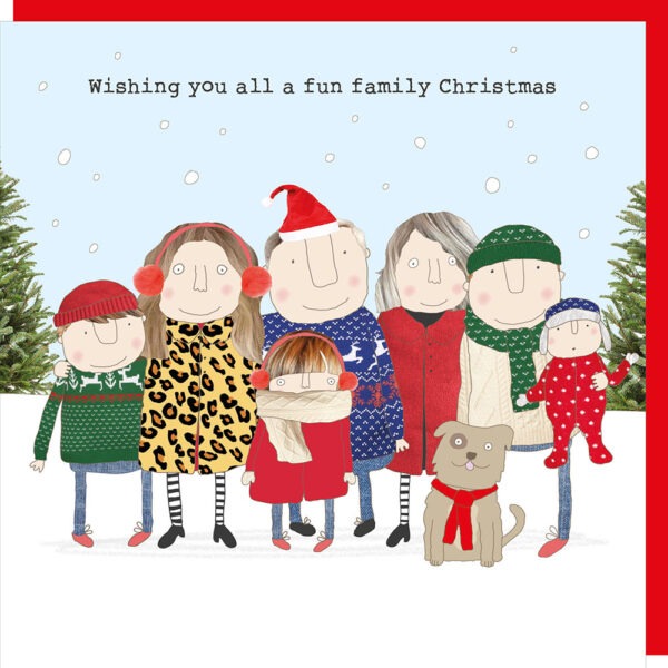 Fun Family Christmas Card