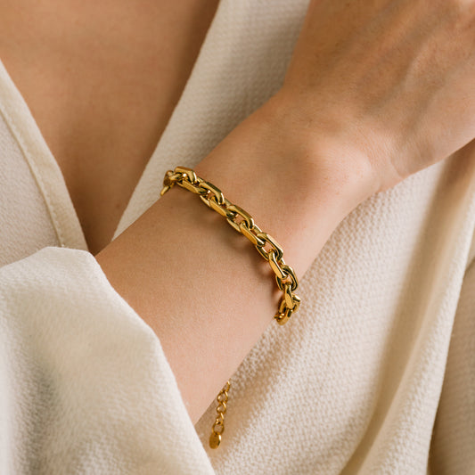 Veya Chain Bracelet Gold