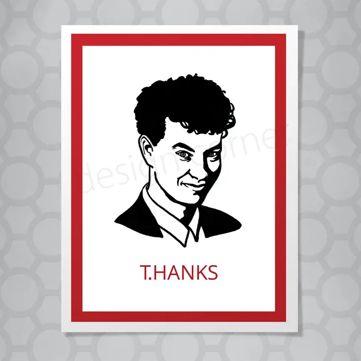 Tom Hanks Thank You Card
