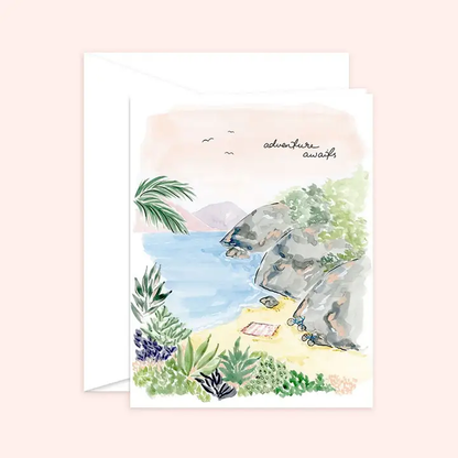 Adventure Awaits Anniversary Love Greeting Card