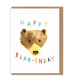 Happy Bear-thday Card
