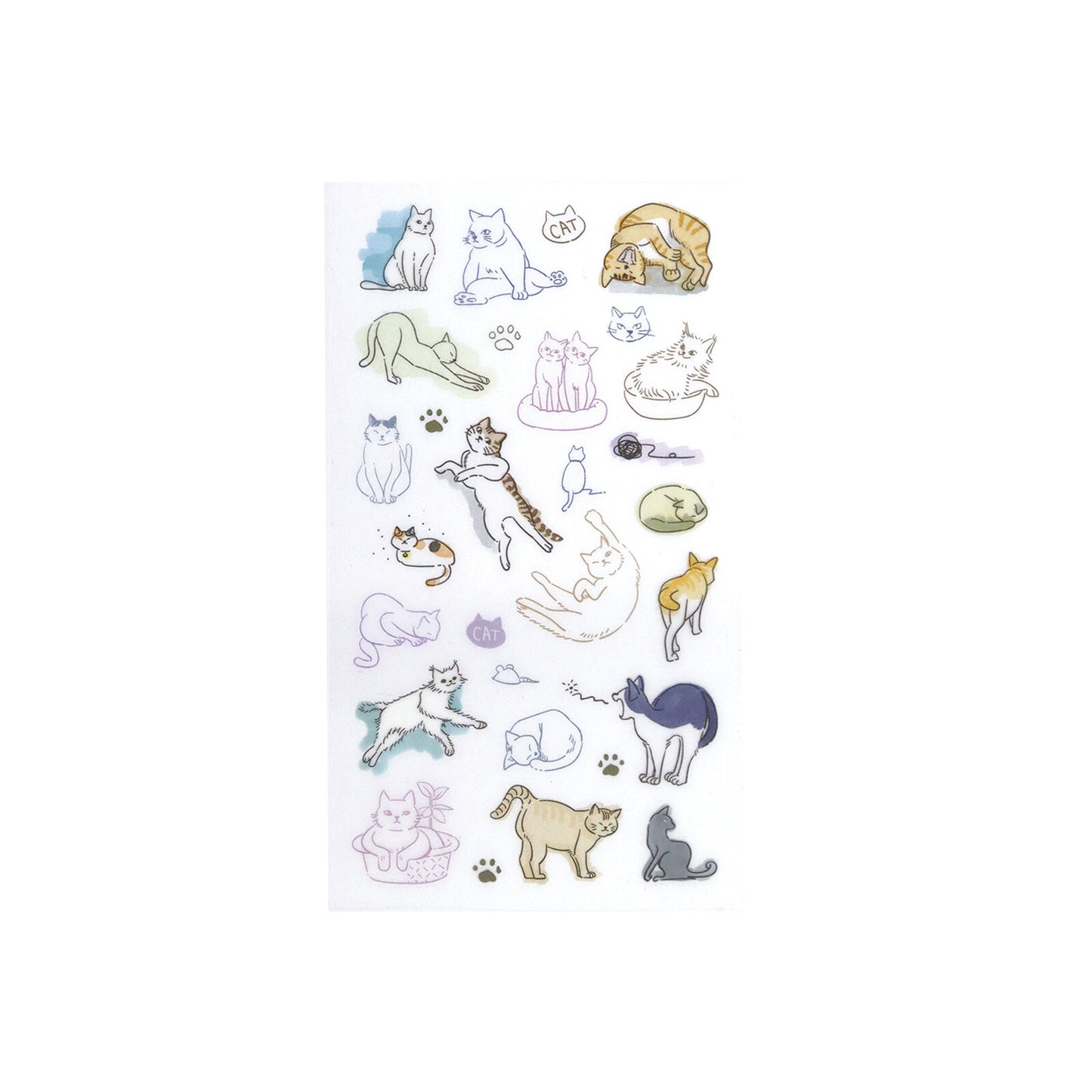 Irodo Paper Transfer Stickers – Cats