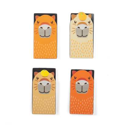 Capybara Magnetic Bookmarks