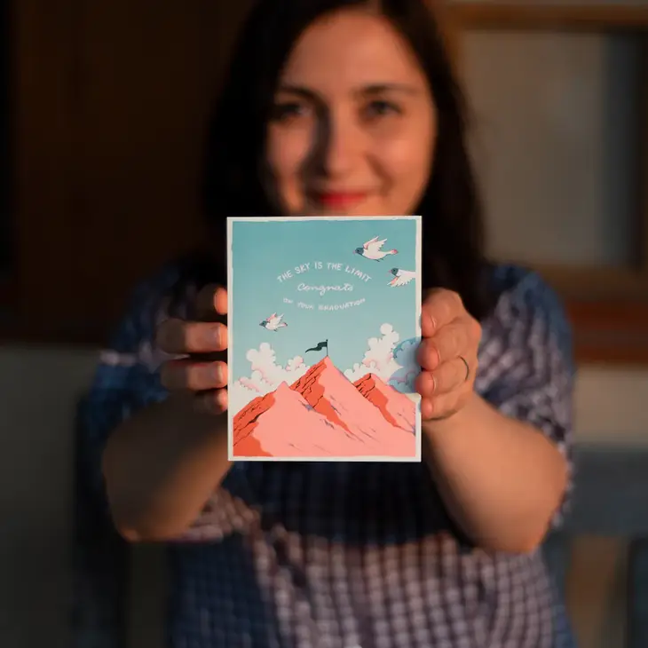 Sky is the Limit Graduation Card