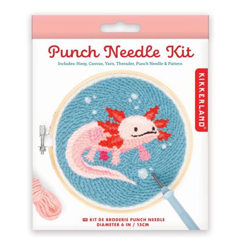 Punch Needle Kit Axolotl