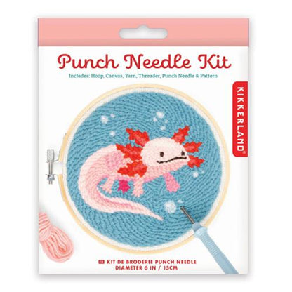 Punch Needle Kit Axolotl