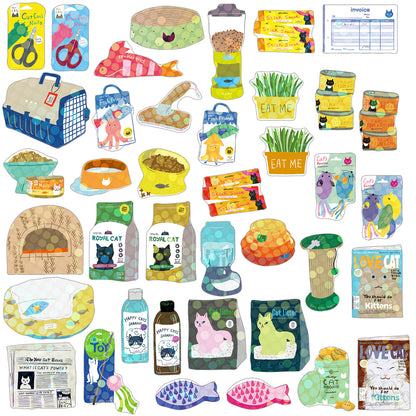 Decoration Haco Stickers Cat Supplies